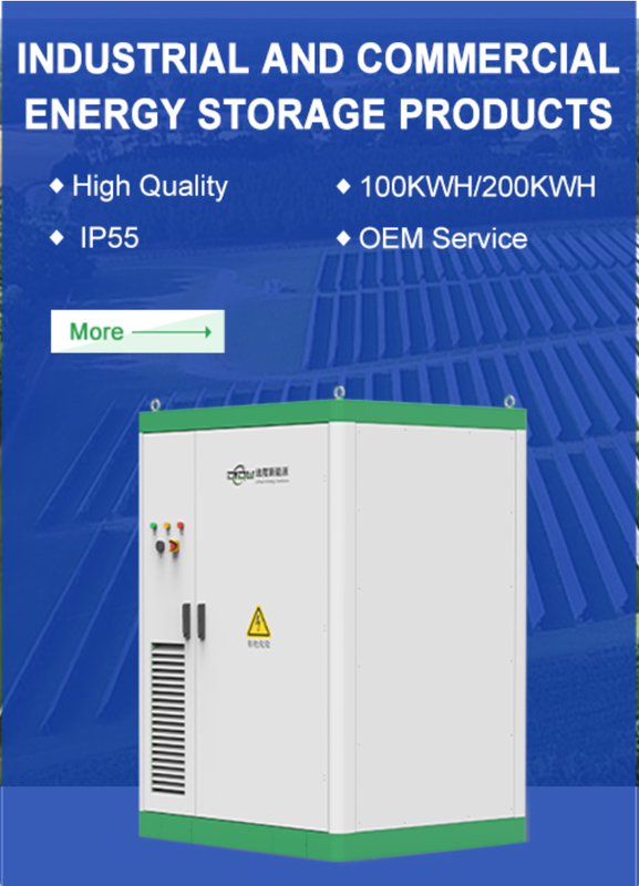 Grid Support Industrial Energy Storage Backup IP65  Solar Pv And Battery Storage
