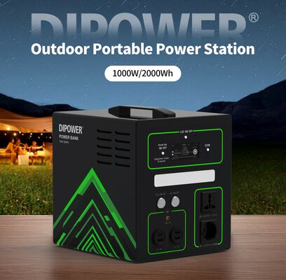RV Travel High Capacity Portable Power Station Mobile Solar Generator Electric Power Station